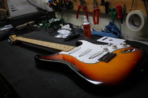 Stratocaster sunburst mexico